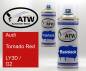 Preview: Audi, Tornado Red, LY3D / G2: 400ml Sprühdose + 400ml Klarlack - Set, von ATW Autoteile West.